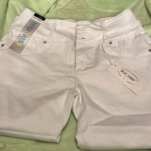 Blue Savvy ankle high rise jeans